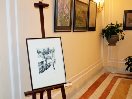 В Государственном комплексе «Дворец конгрессов»  открылась выставка графики