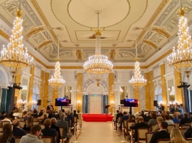 Церемония награждения Российской премией Людвига Нобеля в Государственном комплексе «Дворец конгрессов»