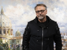 Выставка работ живописца Романа Ляпина «Основание» в Арт холле «Президент»